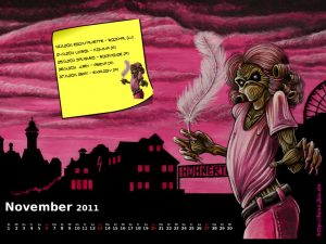 Wallpaper: Killerkalender November 2011