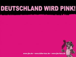 Wallpaper zur Killer Tour 2012: Deutschland wird pink!