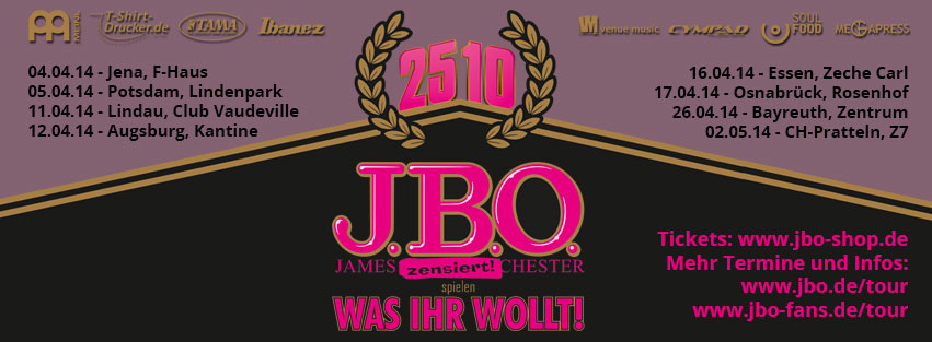 J.B.O. spielen was Ihr wollt in Potsdam