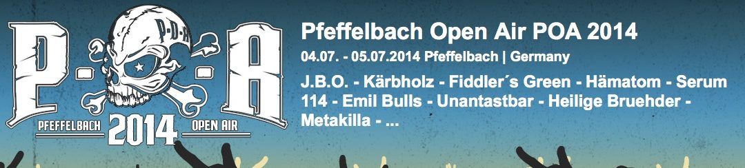 J.B.O. @ Pfeffelbach Open Air 2014