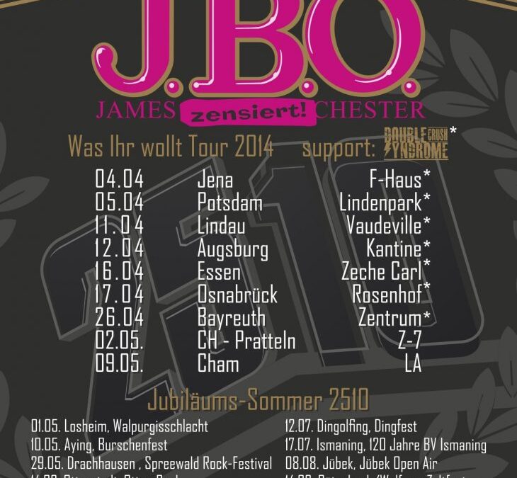 14.08.2014 – J.B.O. in Rötenbach, Zeltfest Wolfegg MV Rötenbach