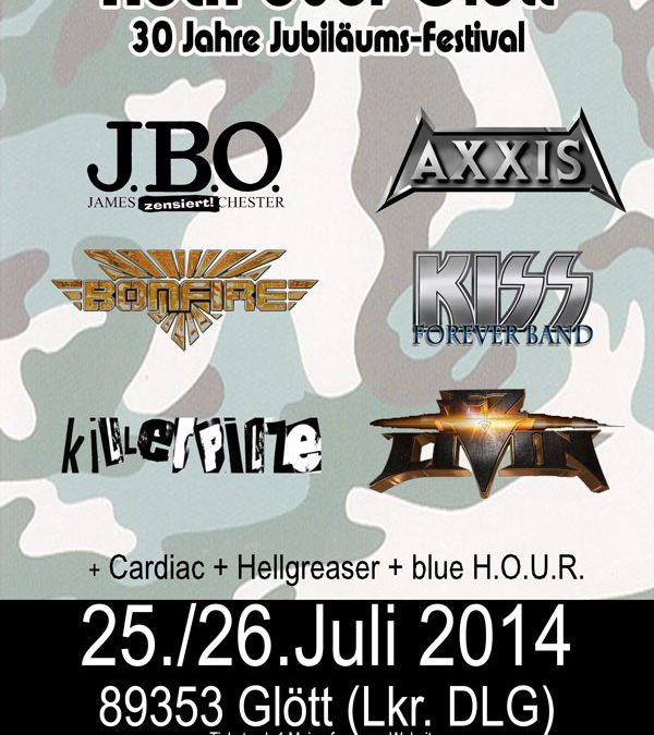 26.07.2014 – J.B.O. in Glött, Rock over Glött