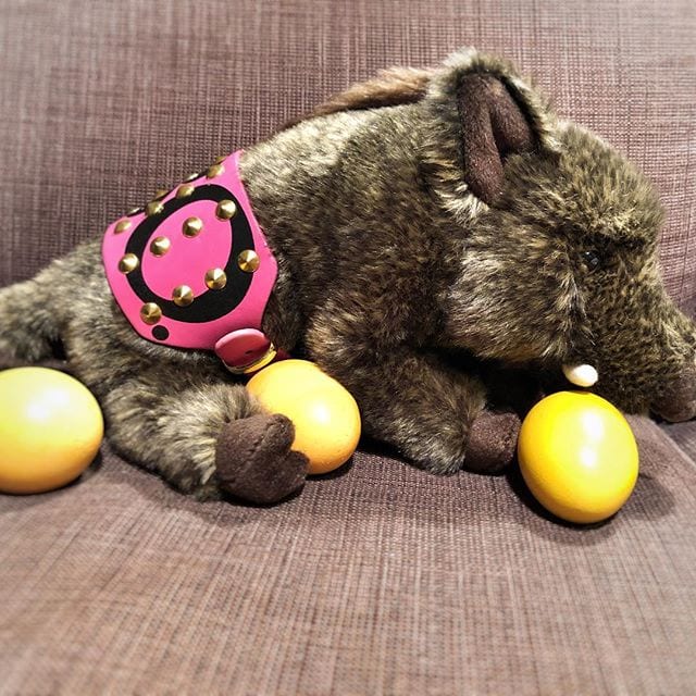Instagram: „Kam bei Euch heute auch die Ostersau und legte die Eier?“