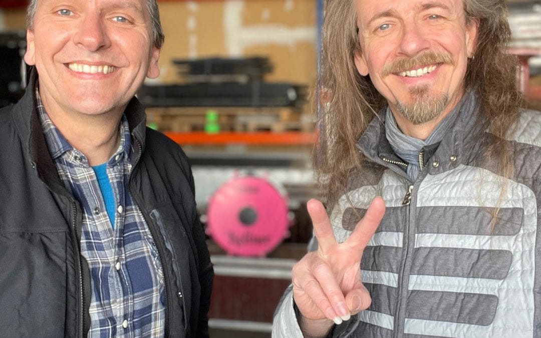 Instagram: Wolfram und Vito C. schauen mal im Lager…