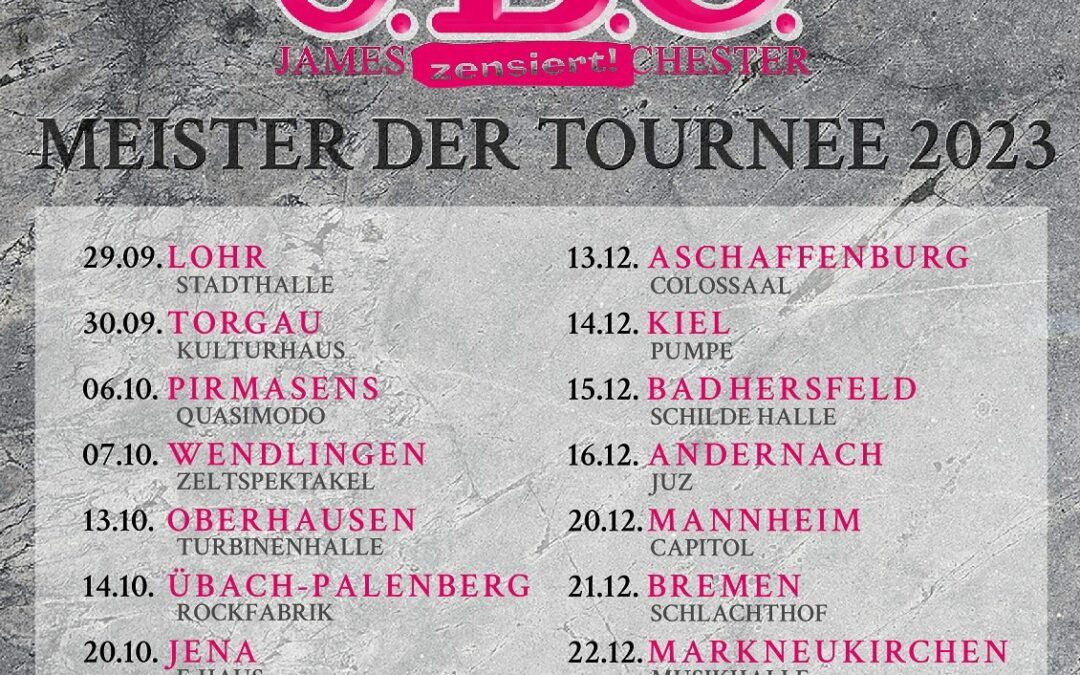 Instagram: Noch mehr Tourdaten für die Meister der Tournee! 😍Jetzt…