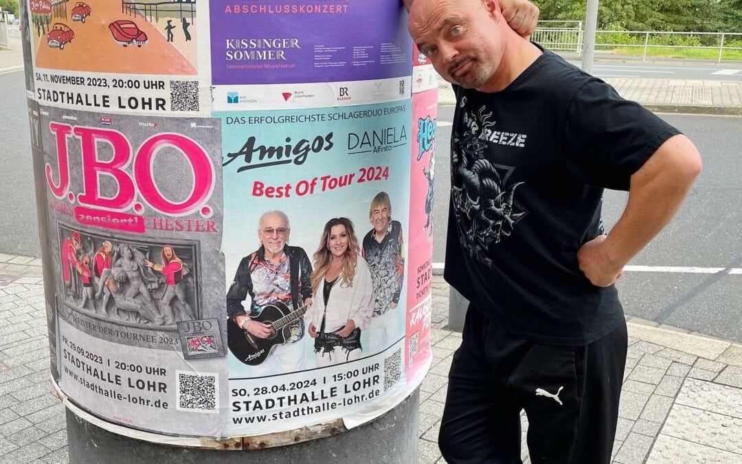 Instagram: Heute Tourstart in Lohr am Main – wir fanden diese Assozi…