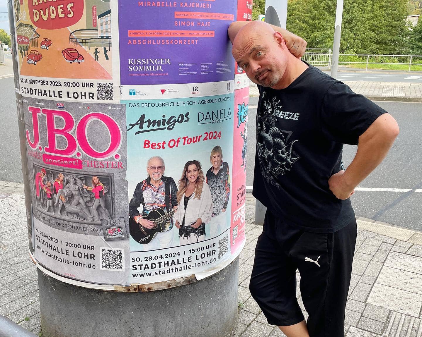 Instagram: Heute Tourstart in Lohr am Main - wir fanden diese Assozi...