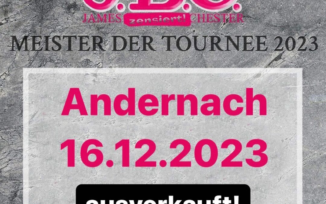 Instagram: Eine weitere Show ist ausverkauft. Wir hoffen, Ihr habt a…