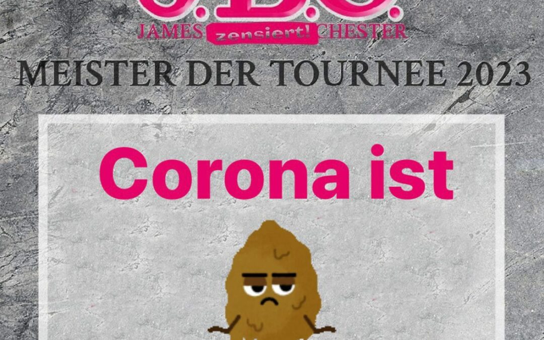 Instagram: Liebe J.B.O.-Fans,
Corona ist Scheiße! Leider haben Wolfr…