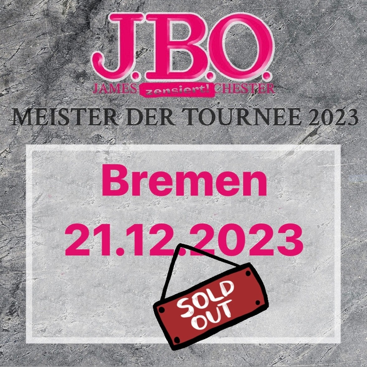 Instagram: Die nächste Show ist ausverkauft! Auch in Bremen wird es ...