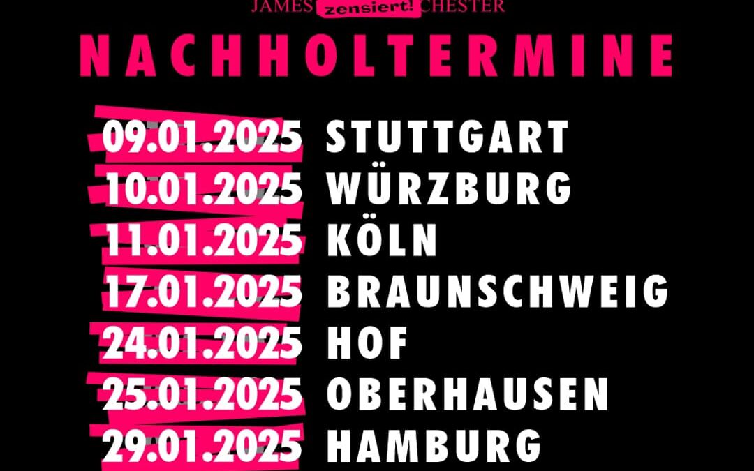 Nachholtermine für Stuttgart und Hamburg