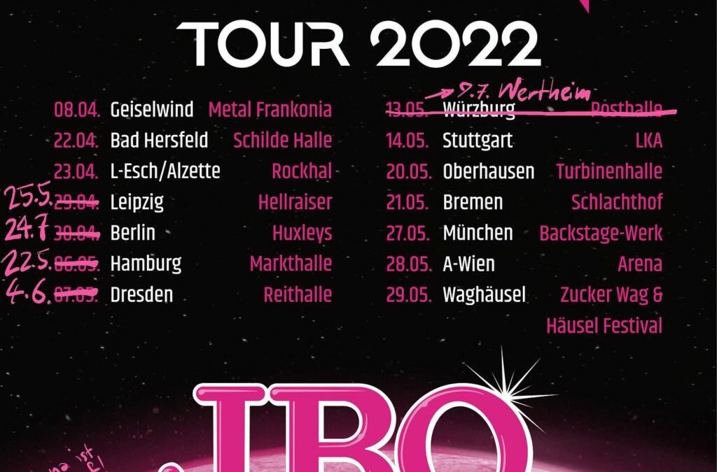 Planet Pink 2022: Freitag, 22. April 2022 – Schilde Halle, Bad Hersfeld